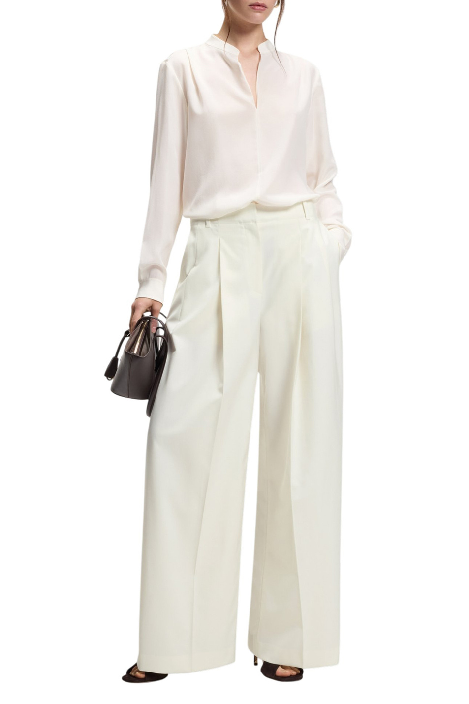 Женский BOSS Брюки Texena с защипами (цвет ), артикул 50558295 | Фото 3