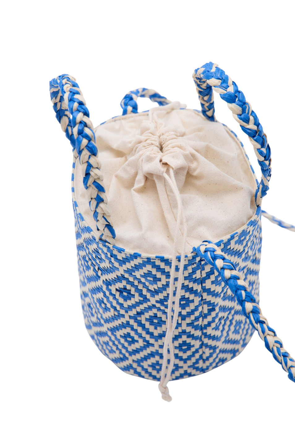 Девочкам Mango Kids Сумка ROMBUS плетеная (цвет ), артикул 27066720 | Фото 3