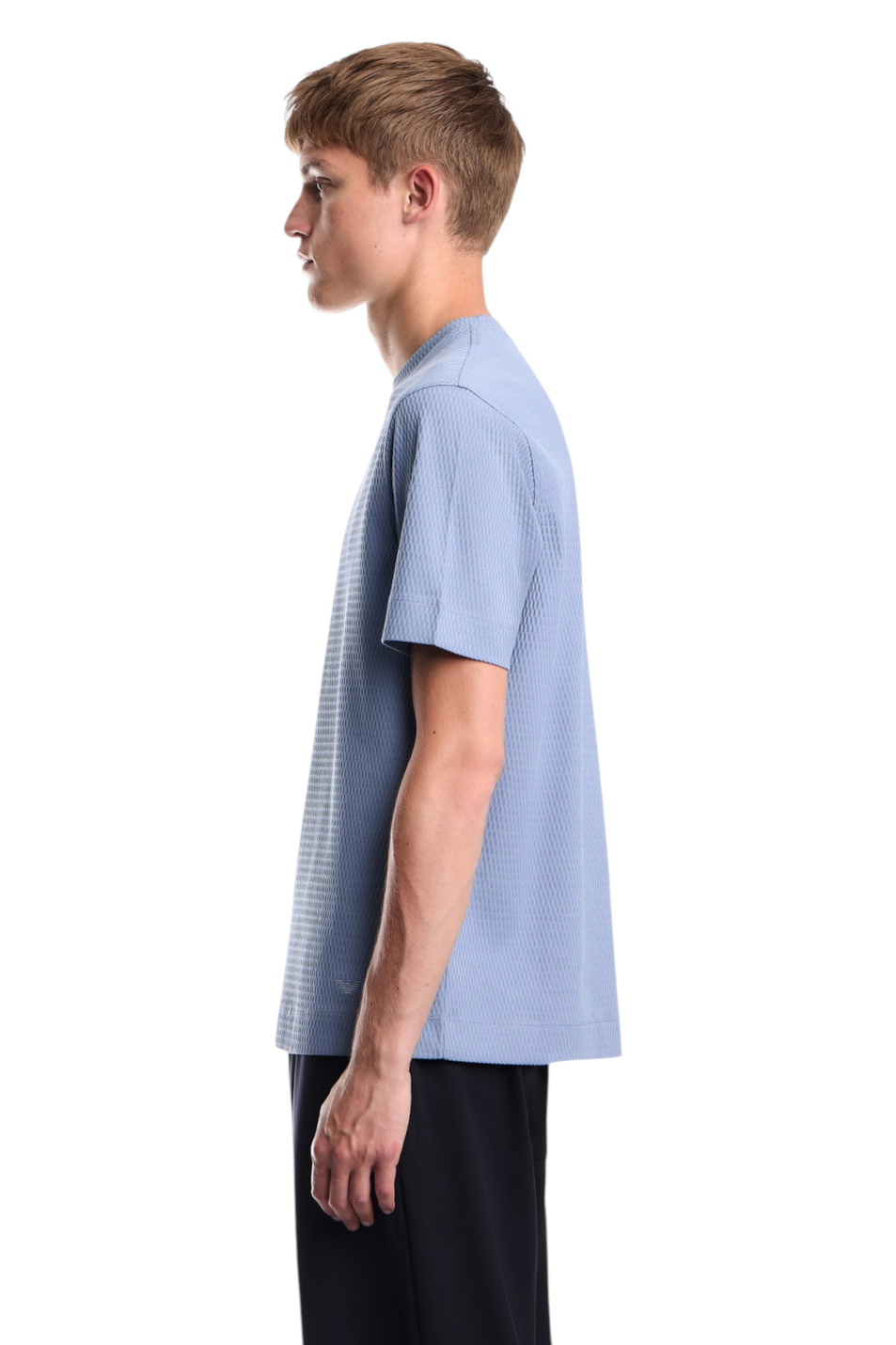 Мужской Emporio Armani Футболка из жаккардового джерси (цвет ), артикул EM007038-AF10762 | Фото 5