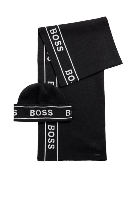 BOSS Комплект из шапки и шарфа с логотипом ( цвет), артикул 50462457 | Фото 1