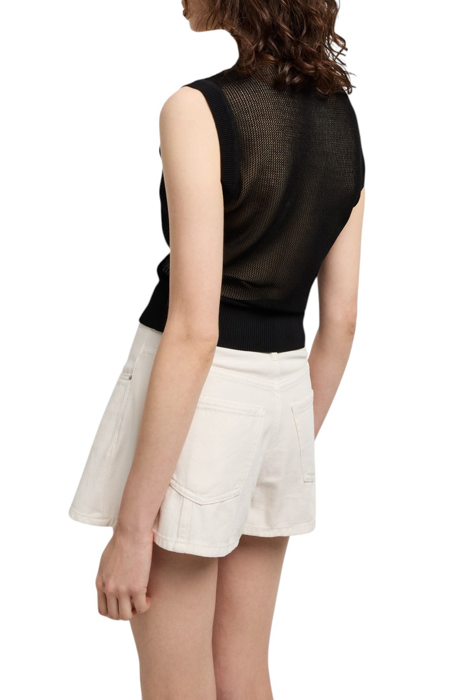 Женский Armani Exchange Топ однотонный (цвет ), артикул XW000580-AF12875 | Фото 4