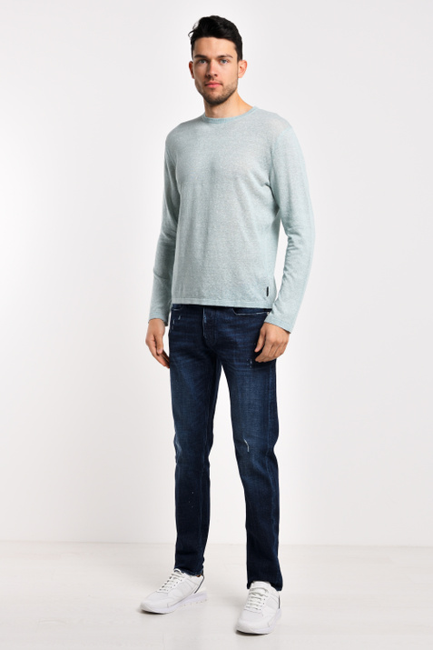 Zegna Джемпер из смеси хлопка и льна ( цвет), артикул VUE12-ZZ110-580 | Фото 3