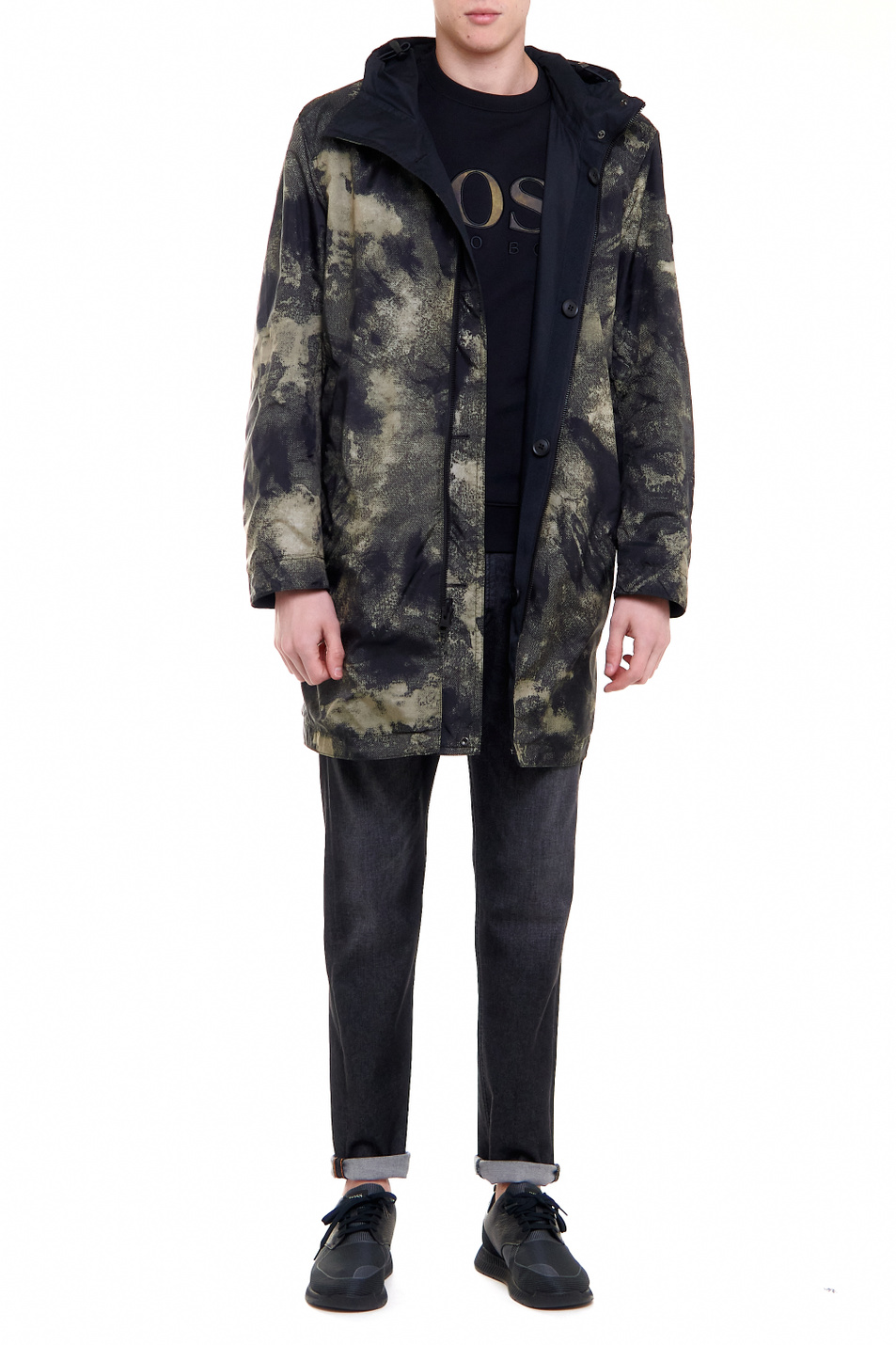 BOSS Двусторонняя куртка Odrake с капюшоном и камуфляжным принтом (цвет ), артикул 50447100 | Фото 2