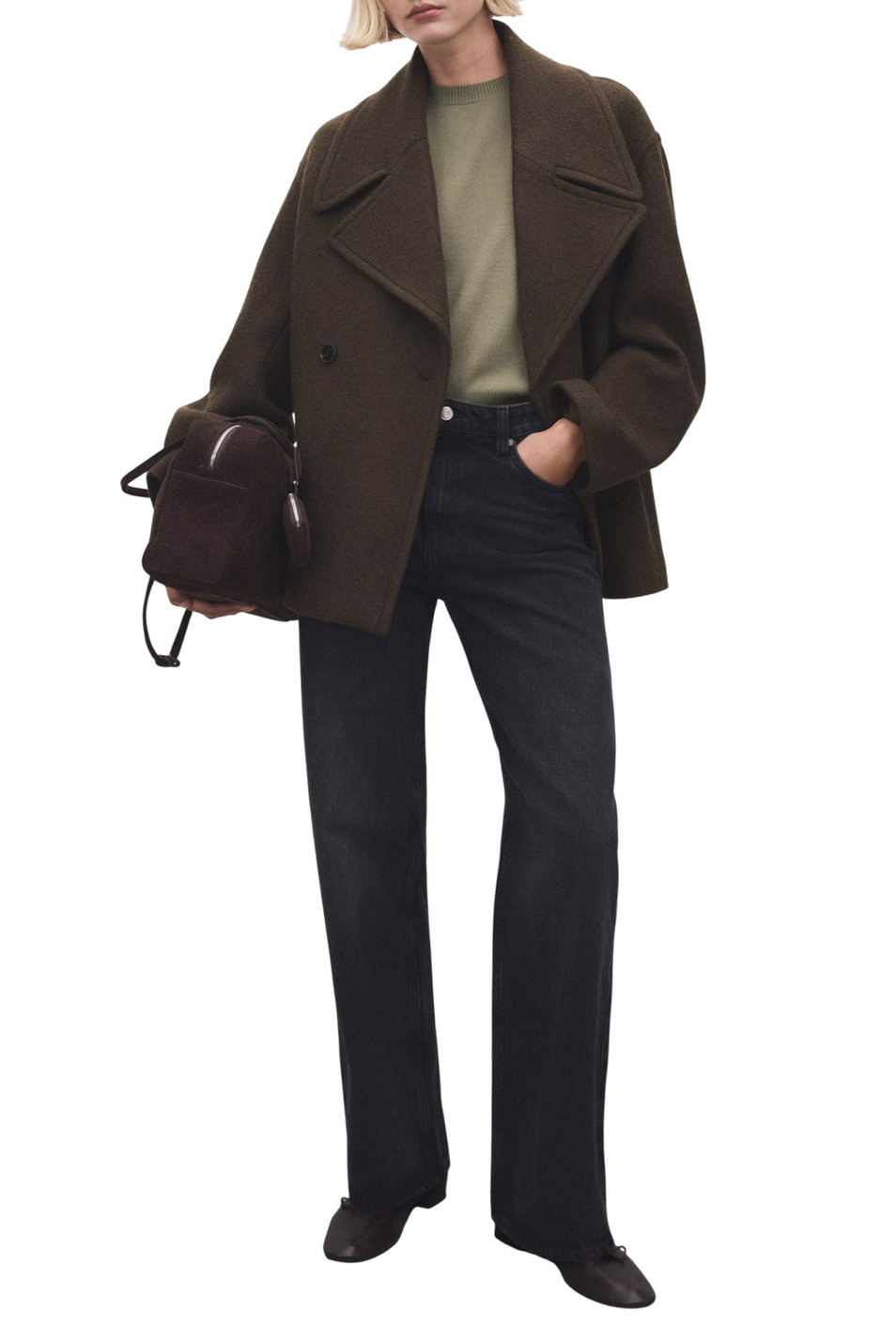 Женский Mango Топ TOPO однотонный (цвет ), артикул 17087793 | Фото 2