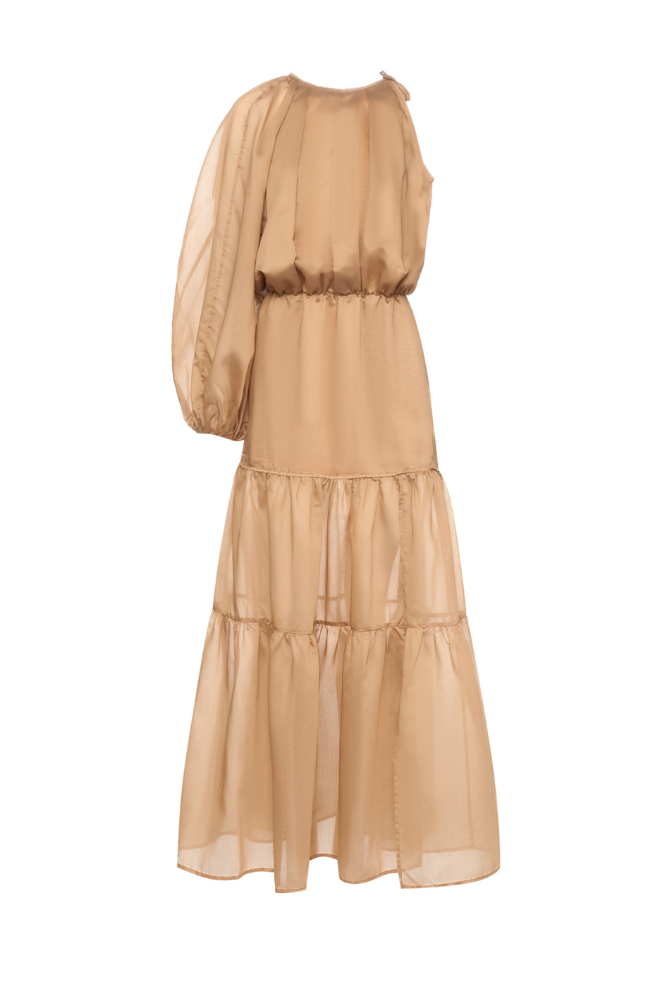 Платье на одно плечо|Основной цвет:Коричневый Женский Ermanno Firenze Платье на одно плечо (цвет ), артикул D48EQ057E39 | Фото 1