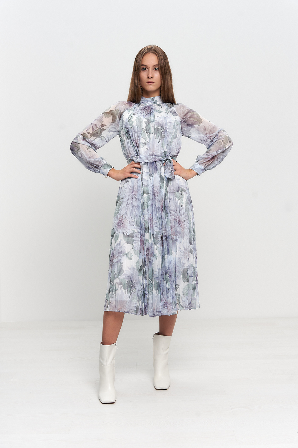 Ted Baker Платье-миди с плиссировкой LUULUU (цвет ), артикул 247205 | Фото 8