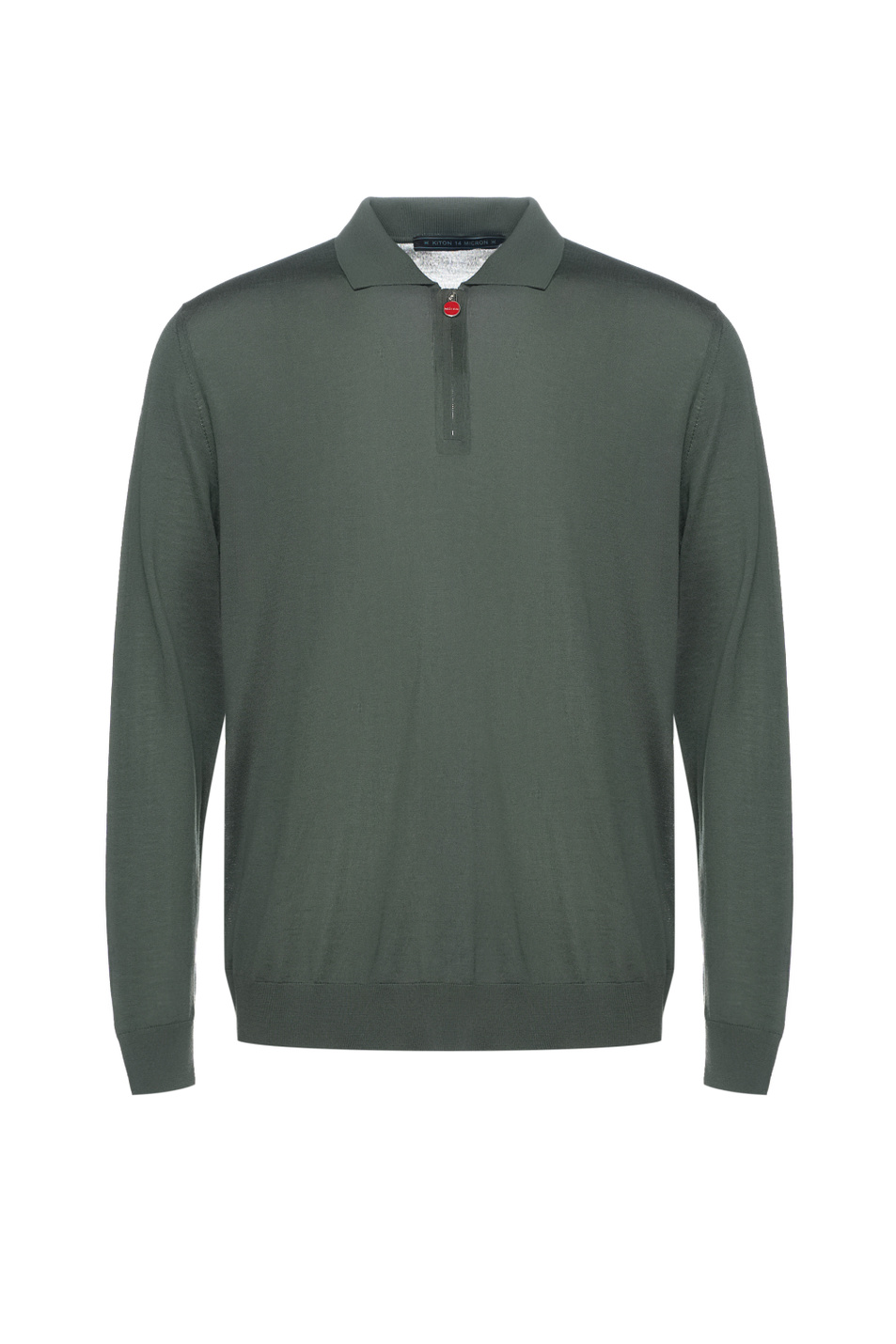Мужской Kiton Джемпер поло из шерсти (цвет ), артикул UMK0493K325001 | Фото 1