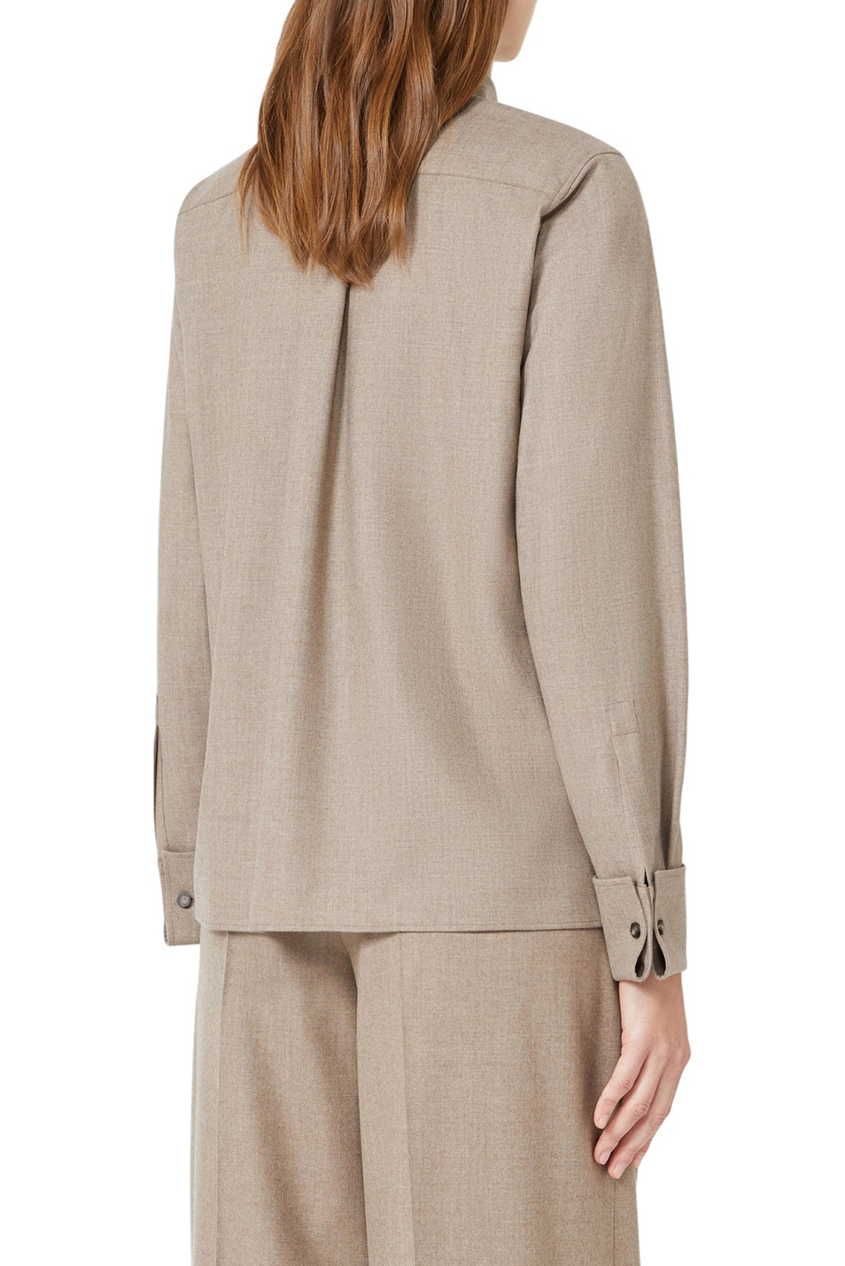 Женский Max Mara Рубашка TEBAIDE из кашемира (цвет ), артикул 2521116042 | Фото 4