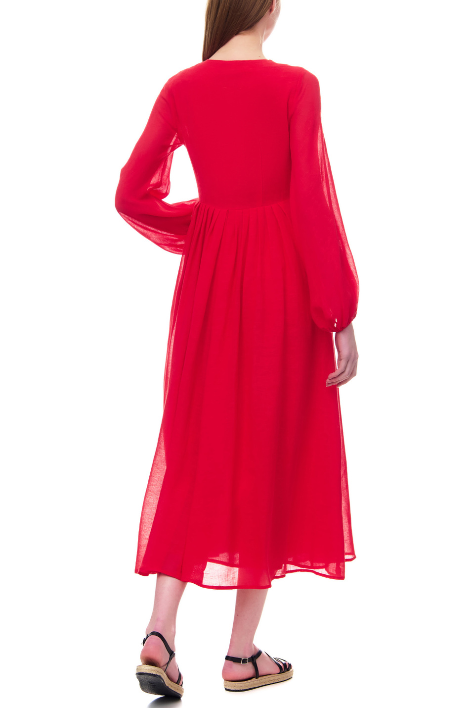 Женский Weekend Max Mara Платье DEODARA с V-образным вырезом (цвет ), артикул 2352210131 | Фото 4