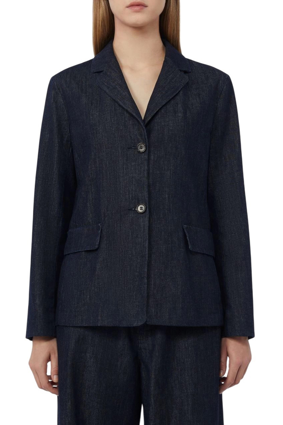 Женский Max Mara Пиджак LEONE из денима (цвет ), артикул 2619041141 | Фото 3