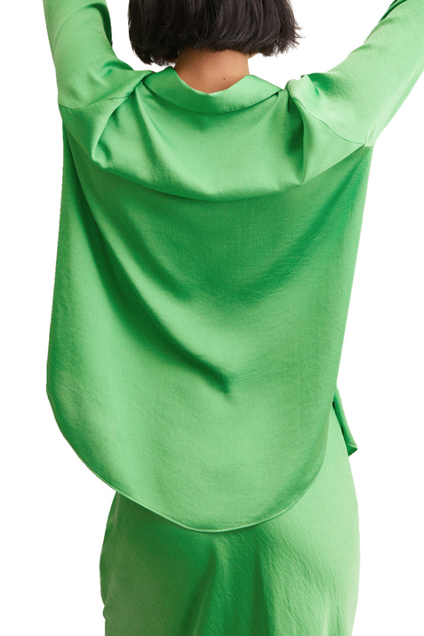Mango Блузка BRILIANT (Зеленый цвет), артикул 27037123 | Фото 3