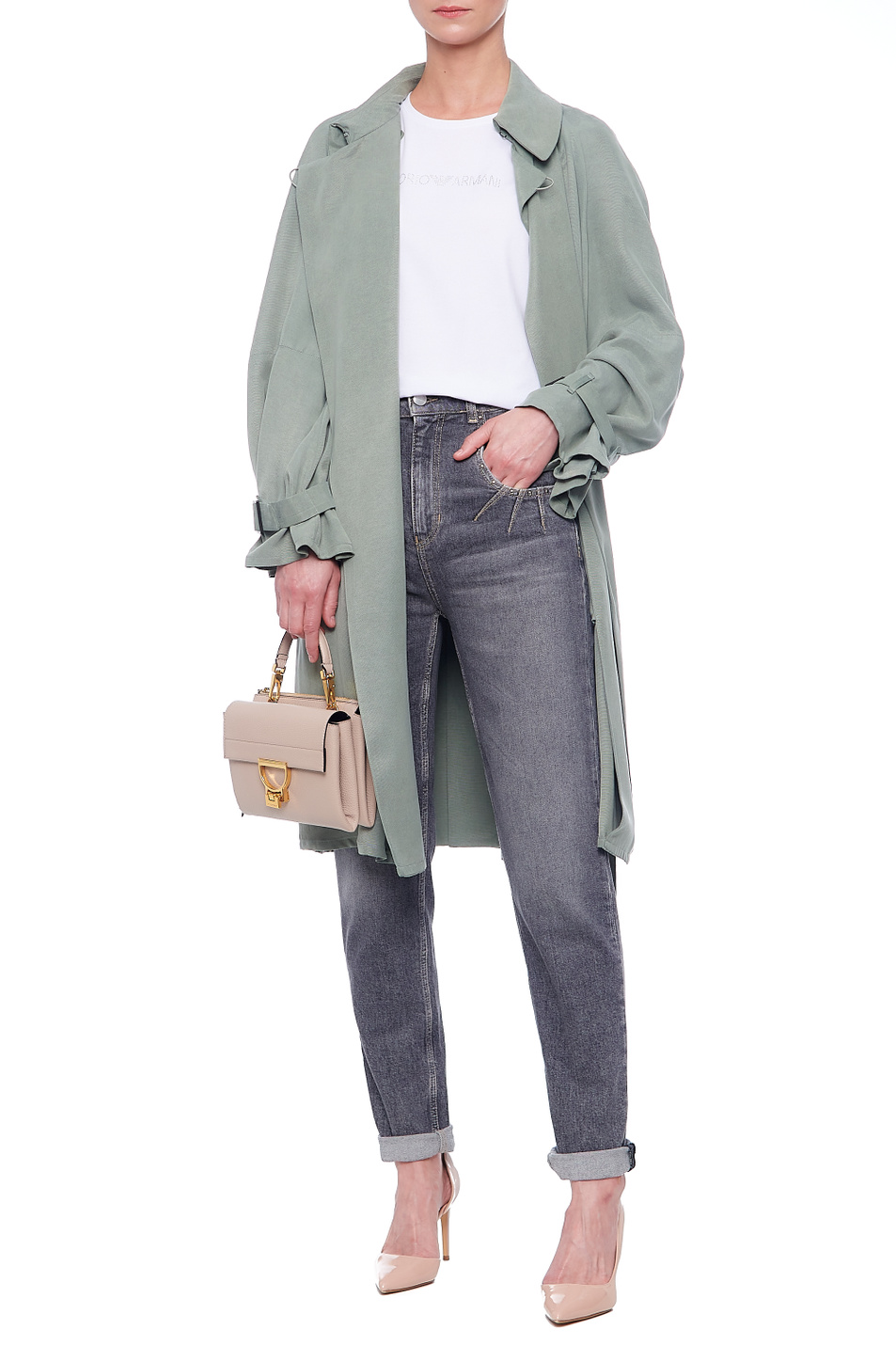 Женский Emporio Armani Джинсы из эластичного хлопка (цвет ), артикул 6H2J49-2D8YZ | Фото 2