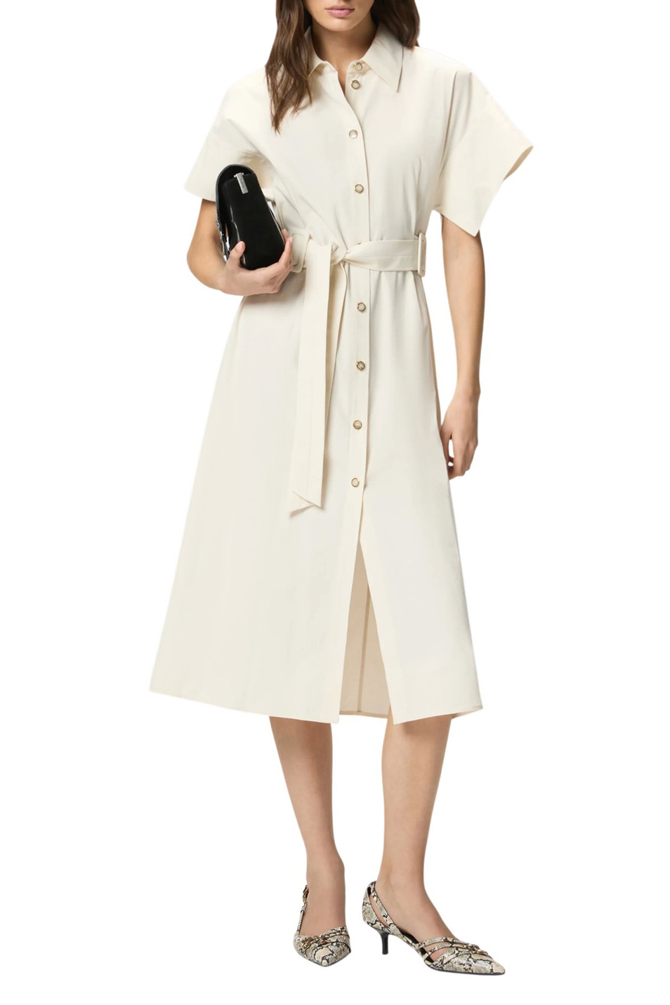 Женский Pinko Платье-рубашка с поясом (цвет ), артикул 106309A2ER | Фото 3