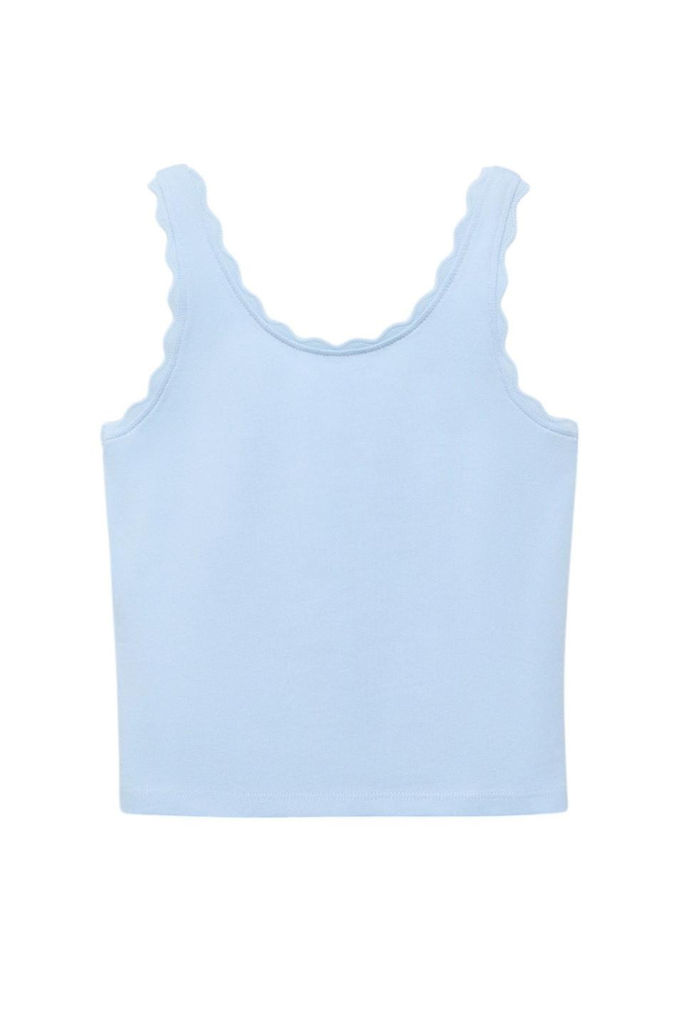 Девочкам Mango Kids Топ LENCE из эластичного хлопка (цвет ), артикул 87008285 | Фото 1