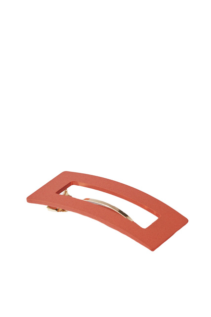Французский зажим прямоугольной формы|Основной цвет:Терракотовый|Артикул:200126 | Фото 1