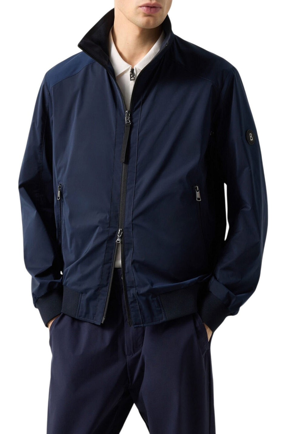 Мужской Bogner Бомбер JONAS однотонный (цвет ), артикул 38227825 | Фото 5