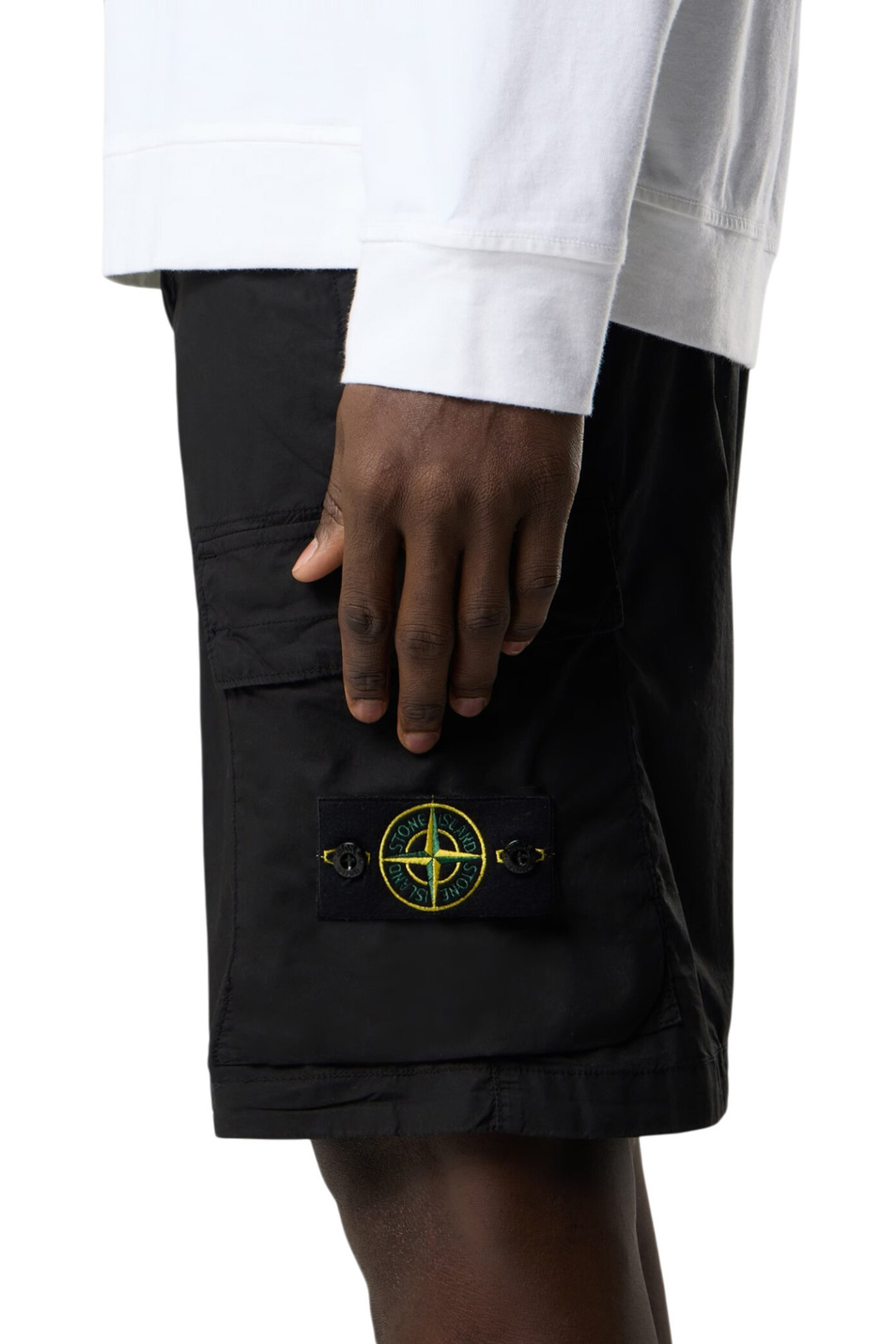 Мужской Stone Island Шорты из хлопка (цвет ), артикул L1S15L100020-S0003 | Фото 5