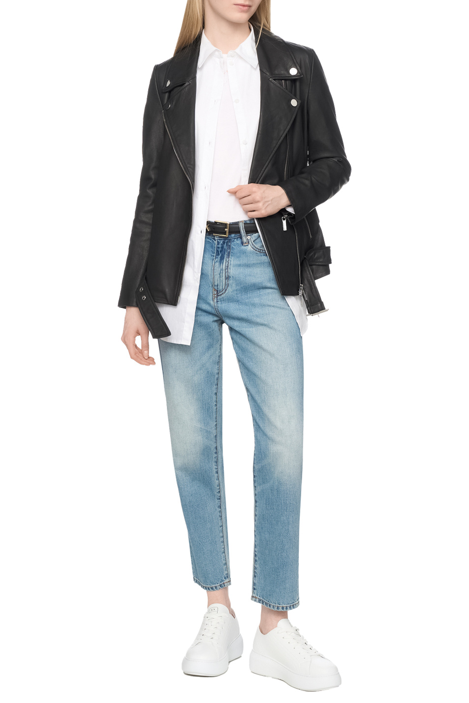 Женский Armani Exchange Джинсы облегающего кроя (цвет ), артикул XW000073-AF12851 | Фото 3