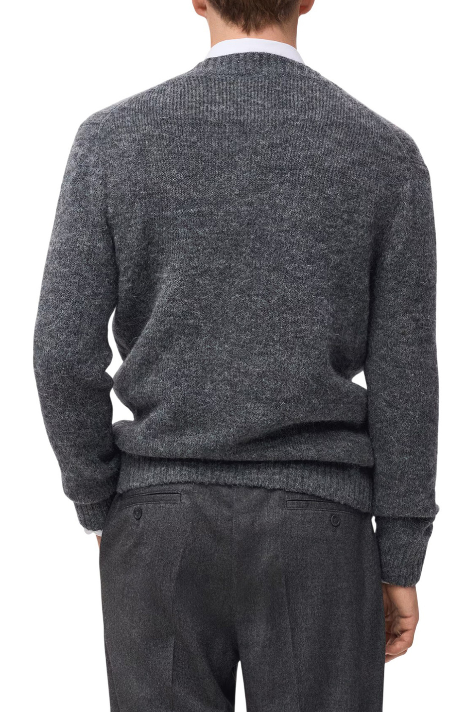 Мужской Mango Man Кардиган MANTUA с V-образным вырезом (цвет ), артикул 17087898 | Фото 4