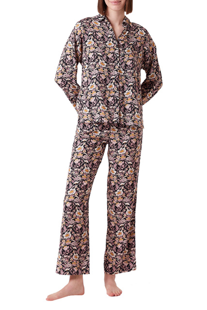 Пижамные брюки SIARA с принтом|Основной цвет:Черный|Артикул:6537161 | Фото 2