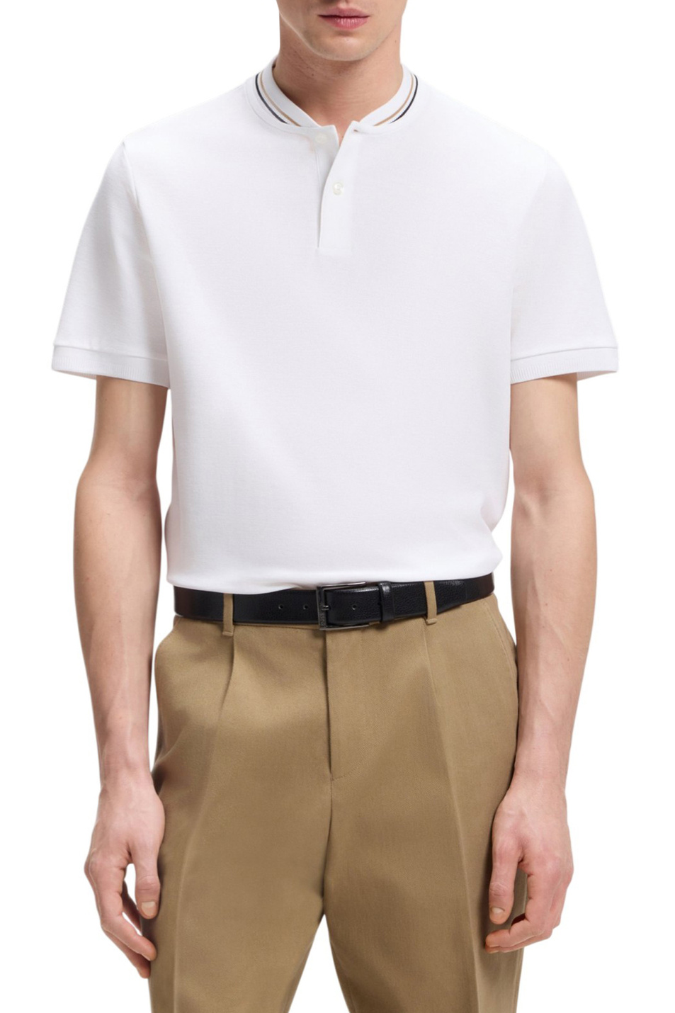 Мужской BOSS Поло Pratt из хлопка (цвет ), артикул 50559855 | Фото 3
