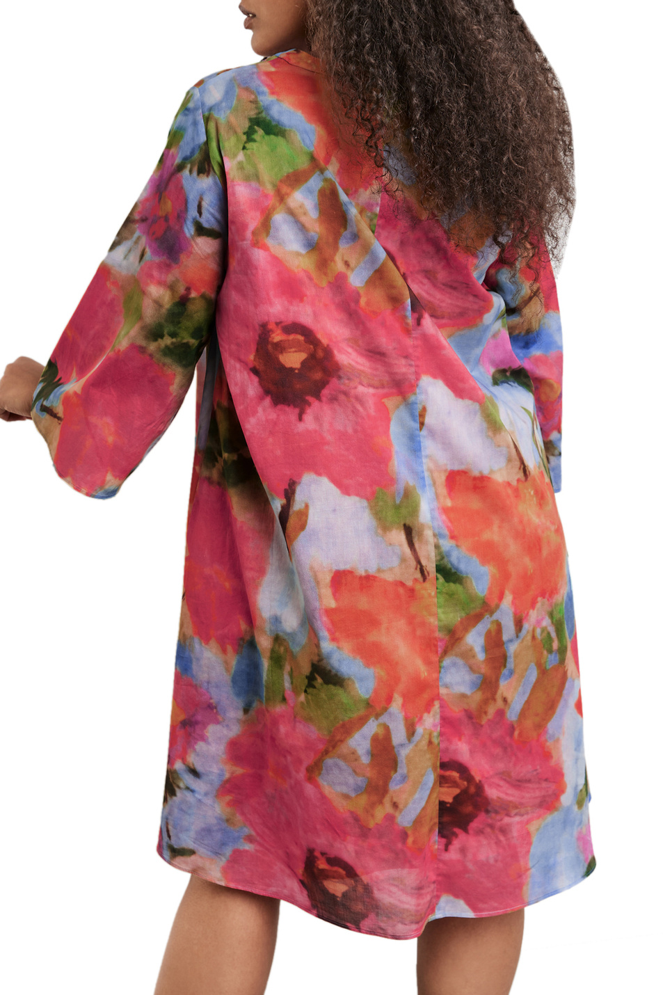 Женский Samoon Платье из натурального хлопка с принтом (цвет ), артикул 480009-21010 | Фото 5