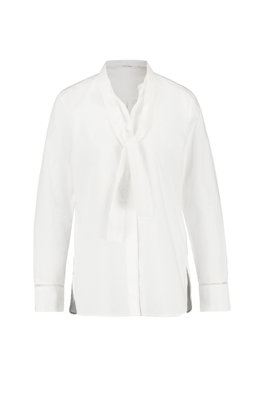 Блузка из натурального хлопка|Основной цвет:Белый|Артикул:360009-31403 | Фото 1