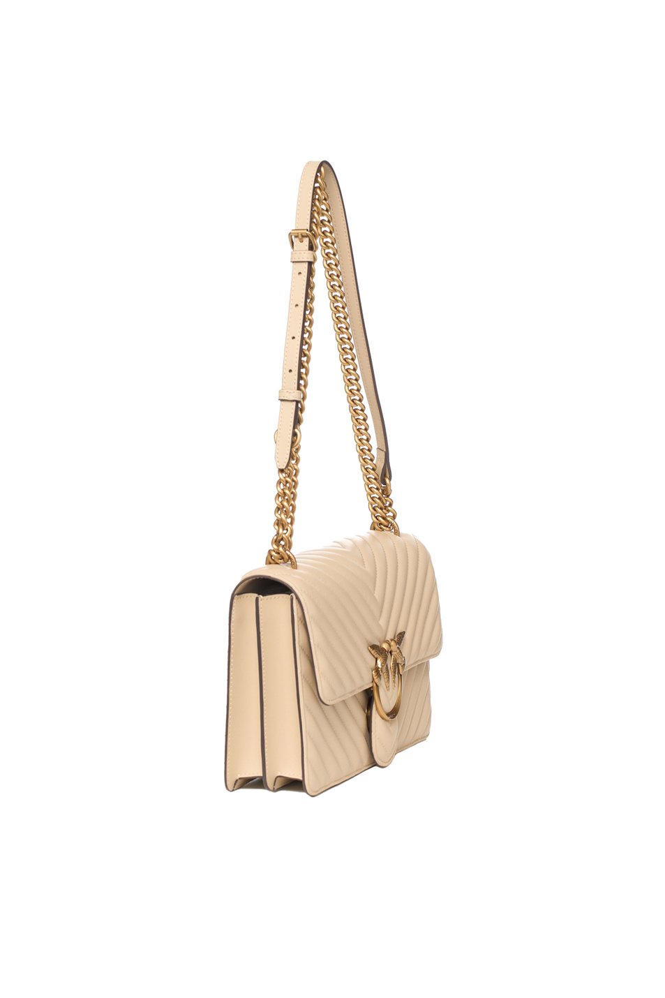 Женский Pinko Сумка стеганая LOVE ONE CLASSIC из натуральной кожи (цвет ), артикул 100941A0GK | Фото 2