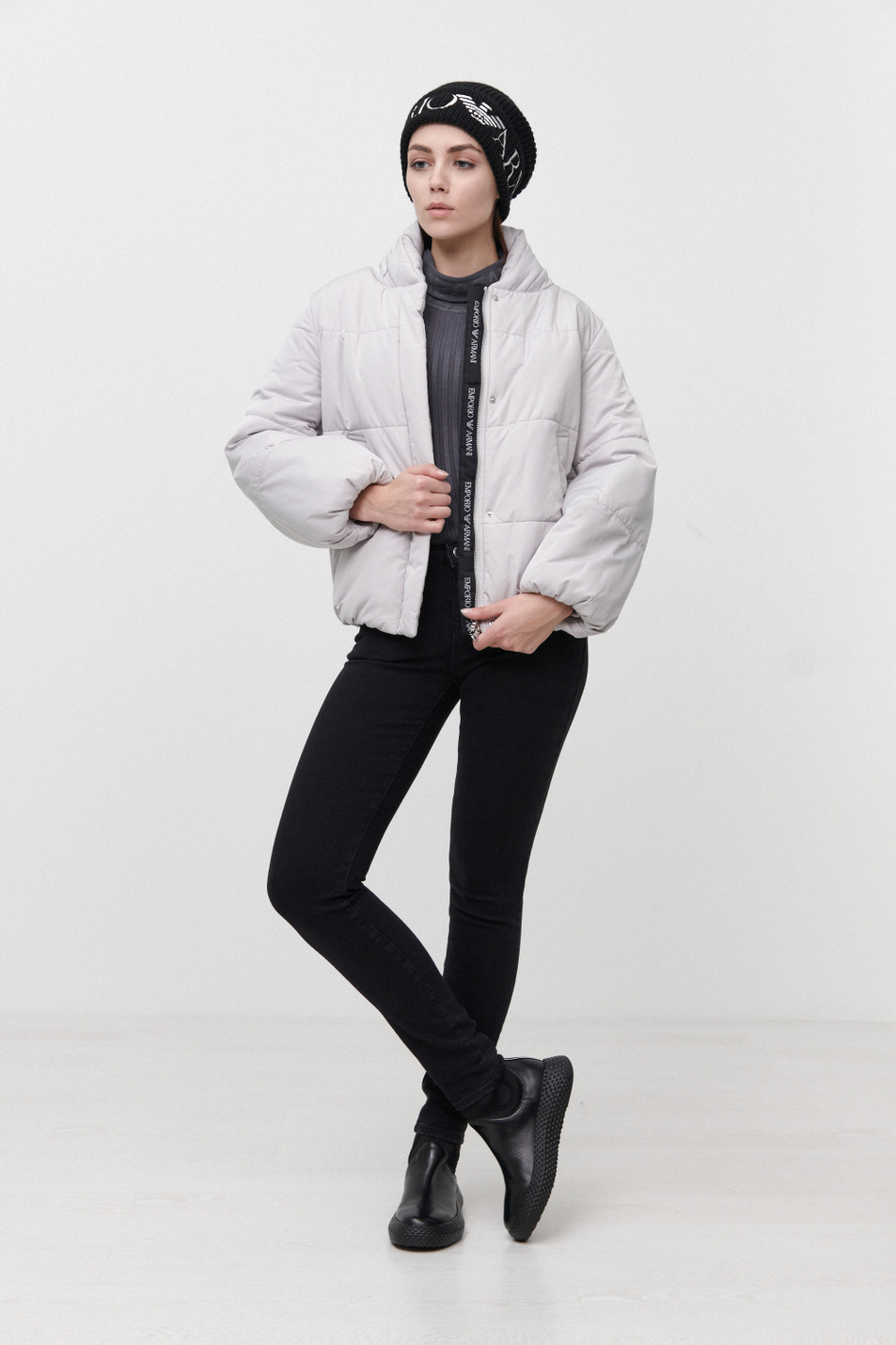 Женский Emporio Armani Джинсы пуш-ап из эластичного денима (цвет ), артикул 6H2J23-2D9ZZ | Фото 3