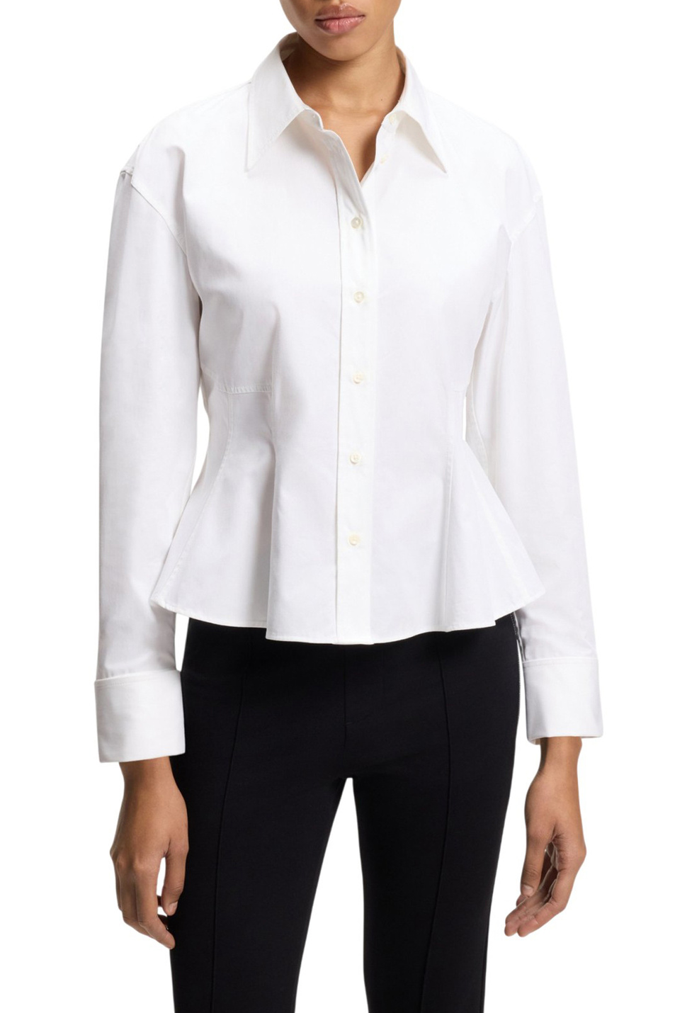 Рубашка Emperor из хлопка|Основной цвет:Белый Женский HUGO Рубашка Emperor из хлопка (цвет ), артикул 50552863 | Фото 3