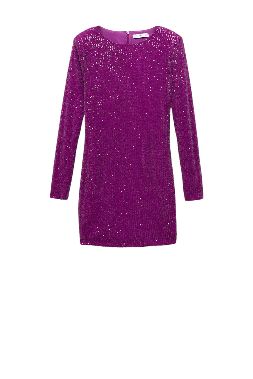 Платье XLENJUEL с пайетками|Основной цвет:Фиолетовый|Артикул:57909113 | Фото 1