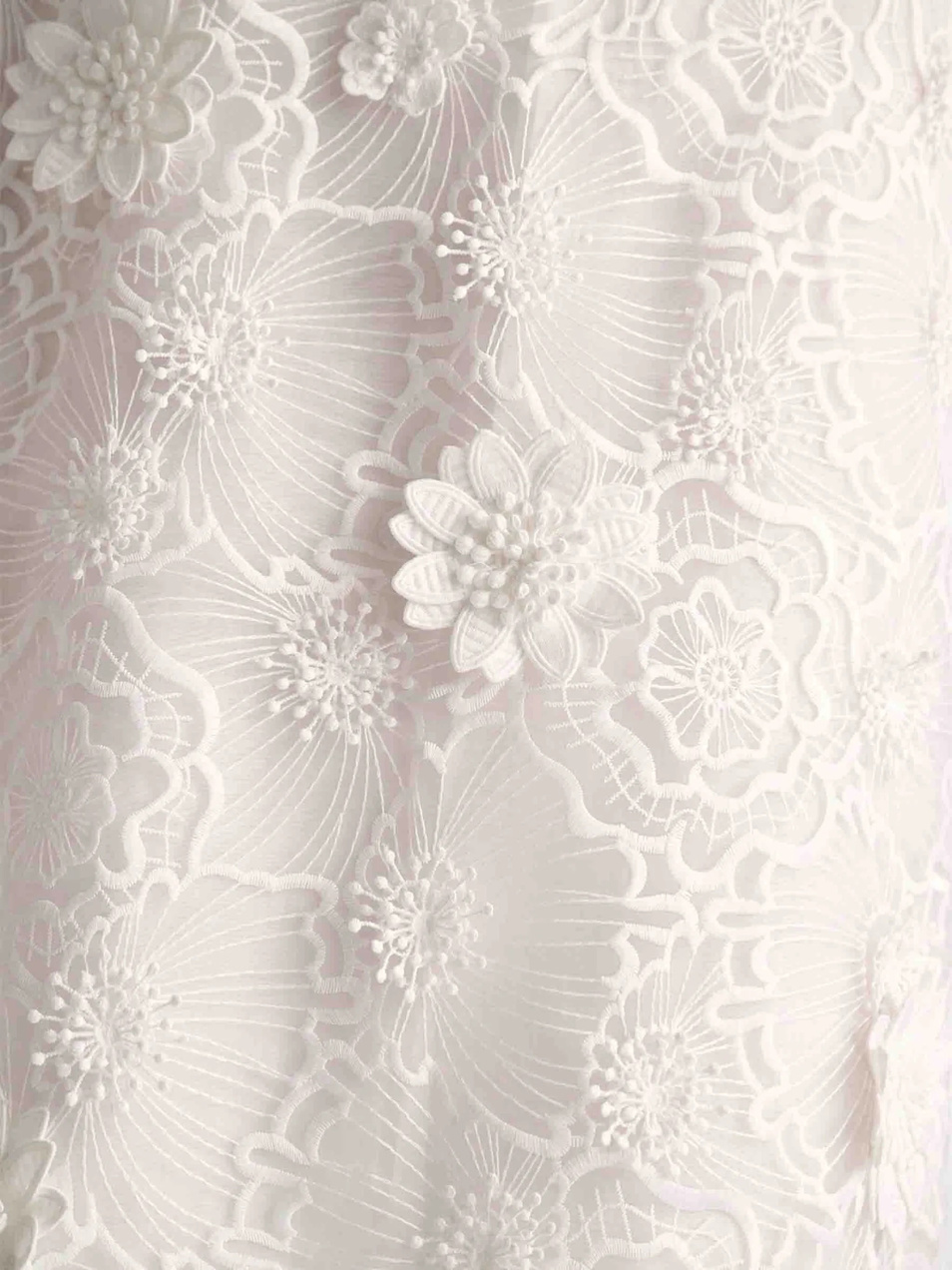 Юбка из органзы с вышивкой|Основной цвет:Белый Женский Dorothee Schumacher Юбка из органзы с вышивкой (цвет ), артикул 448905 | Фото 5