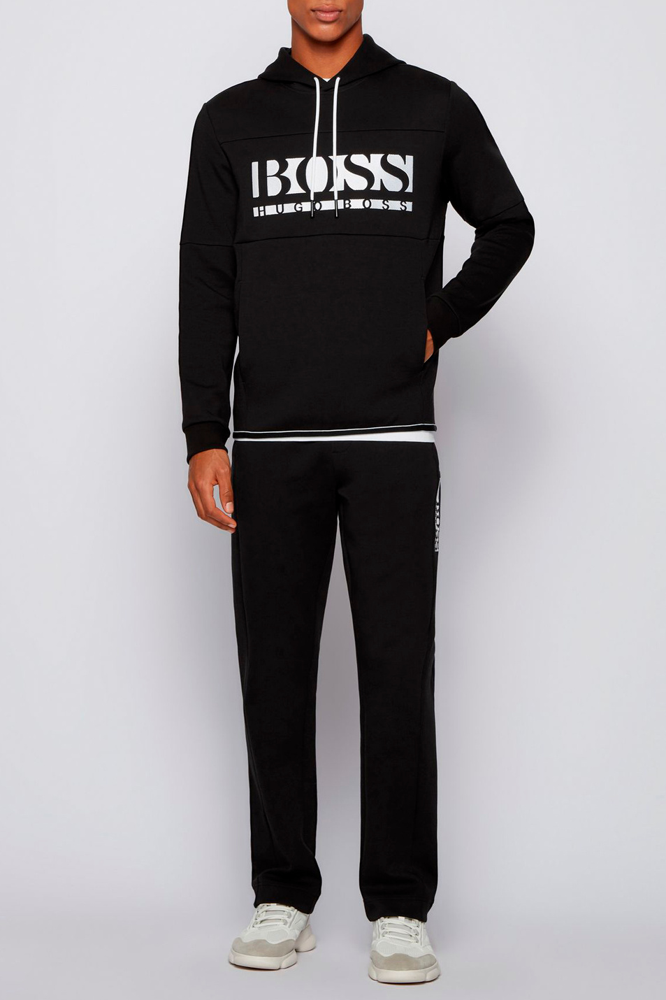 BOSS Спортивные брюки Hadim с логотипом в стиле колор-блок (цвет ), артикул 50447037 | Фото 2