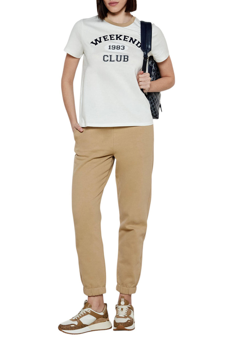 Женский Weekend Max Mara Брюки OLIMPIA из хлопка (цвет ), артикул 2515781031 | Фото 3
