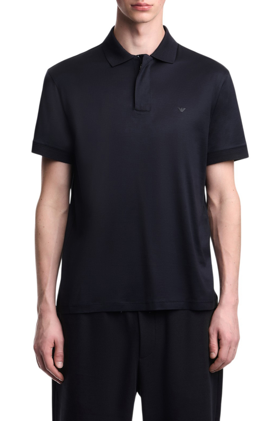 Мужской Emporio Armani Поло с логотипом (цвет ), артикул EM005492-AF24839 | Фото 3
