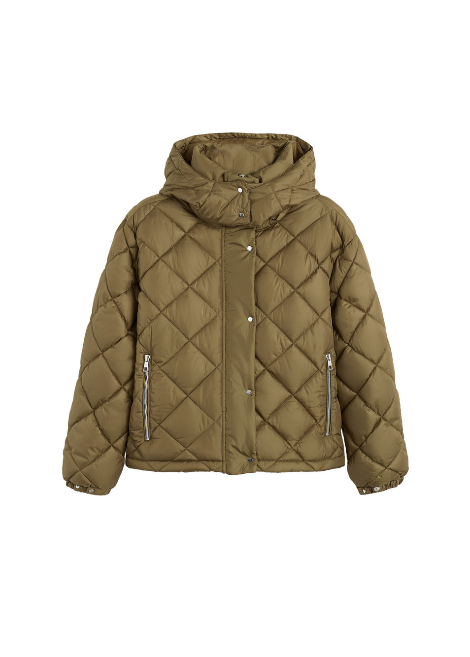 Куртка TICTAC|Основной цвет:Хаки Женский Mango Куртка TICTAC (цвет ), артикул 53037019 | Фото 1