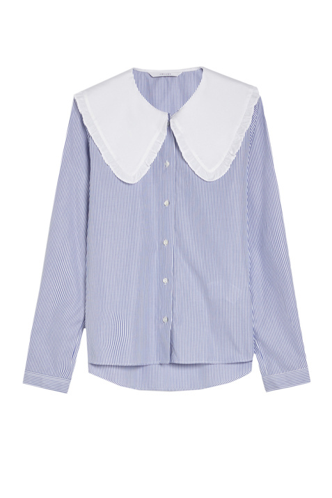 iBLUES Рубашка GOLFO с объемным воротником с рюшами ( цвет), артикул 71110921 | Фото 1