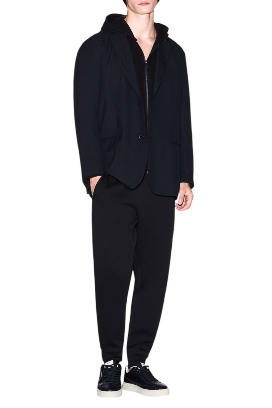 Мужской Armani Exchange Толстовка однотонная (цвет ), артикул XM000967-AF16222 | Фото 2