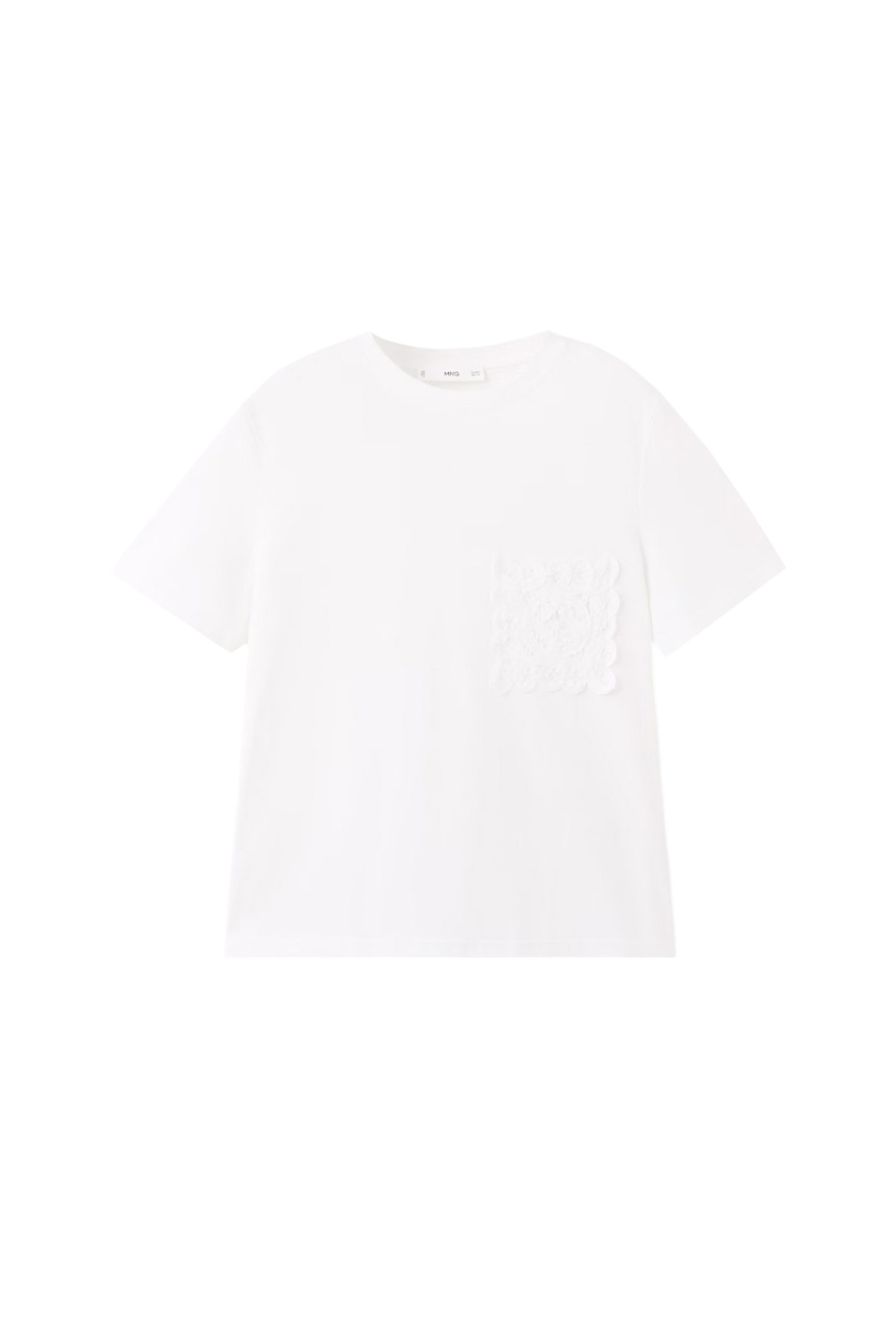 Женский Mango Футболка DAISY с вышивкой (цвет ), артикул 27035827 | Фото 1