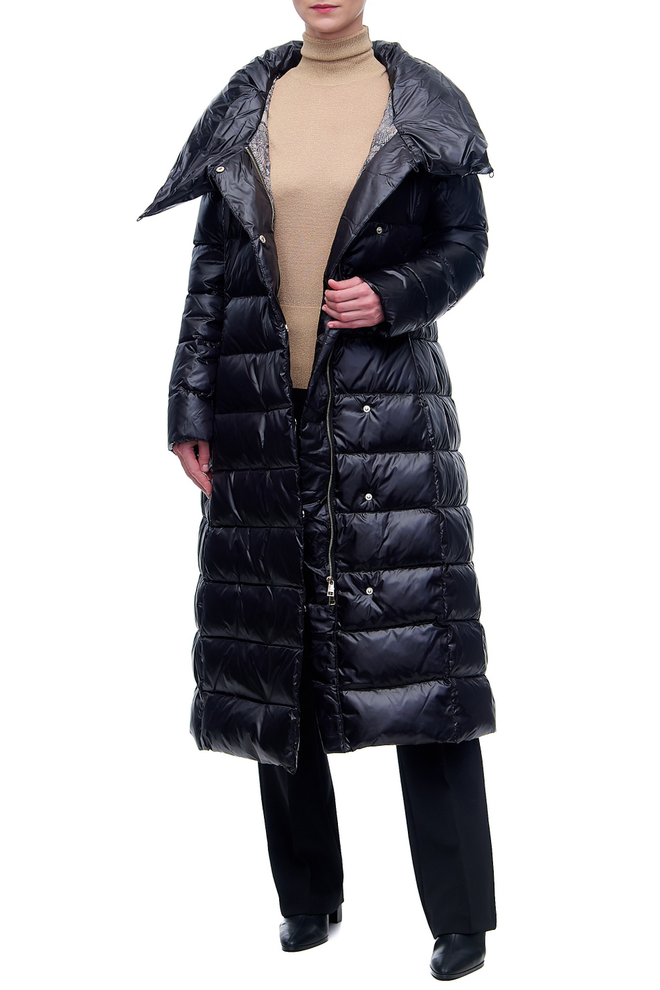 Liu Jo Удлиненное пальто с объемным воротником (цвет ), артикул WF1091T5603 | Фото 2