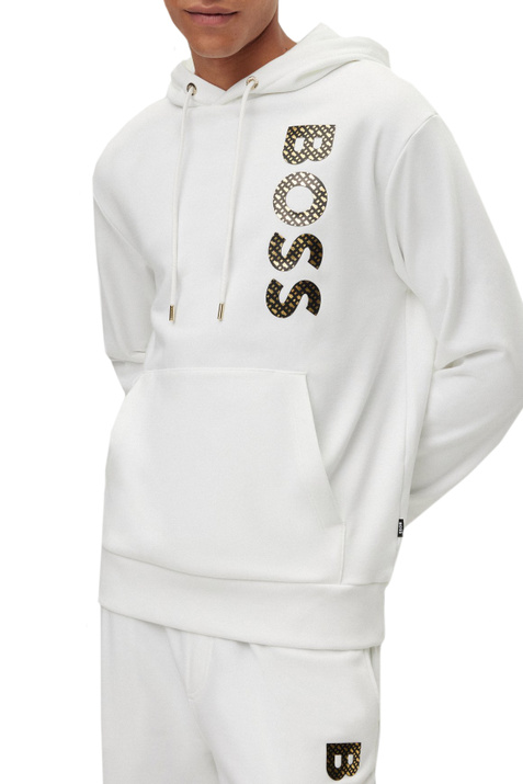 BOSS Толстовка с логотипом и карманом-кенгуру ( цвет), артикул 50481746 | Фото 3