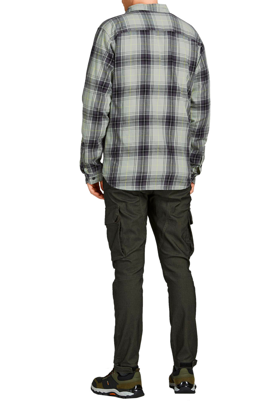Мужской Jack & Jones Рубашка из натурального хлопка с принтом (цвет ), артикул 12204171 | Фото 4