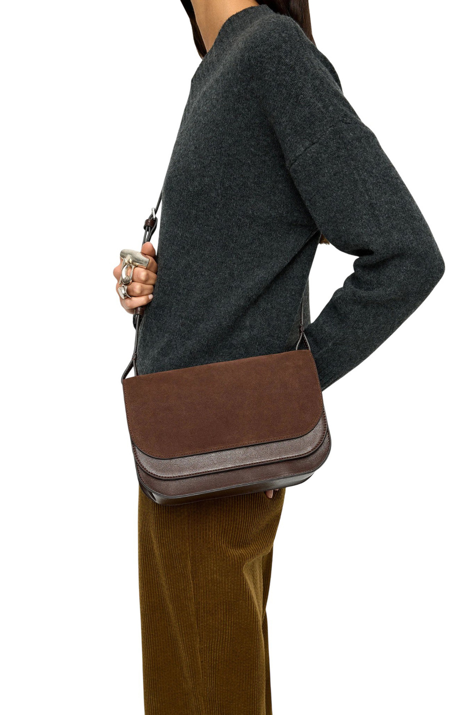 Женский Parfois Сумка через плечо с клапаном (цвет ), артикул 241485 | Фото 5