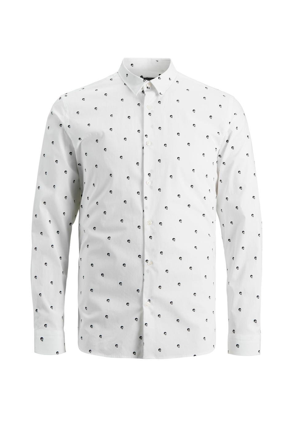 Jack & Jones Рубашка из эластичного хлопка с принтом (цвет ), артикул 12197622 | Фото 1