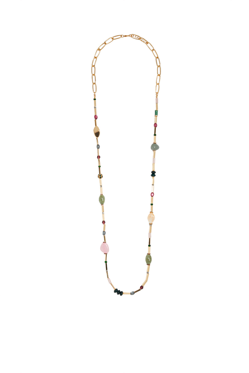 Разноцветное ожерелье|Основной цвет:Разноцветный|Артикул:196477 | Фото 1