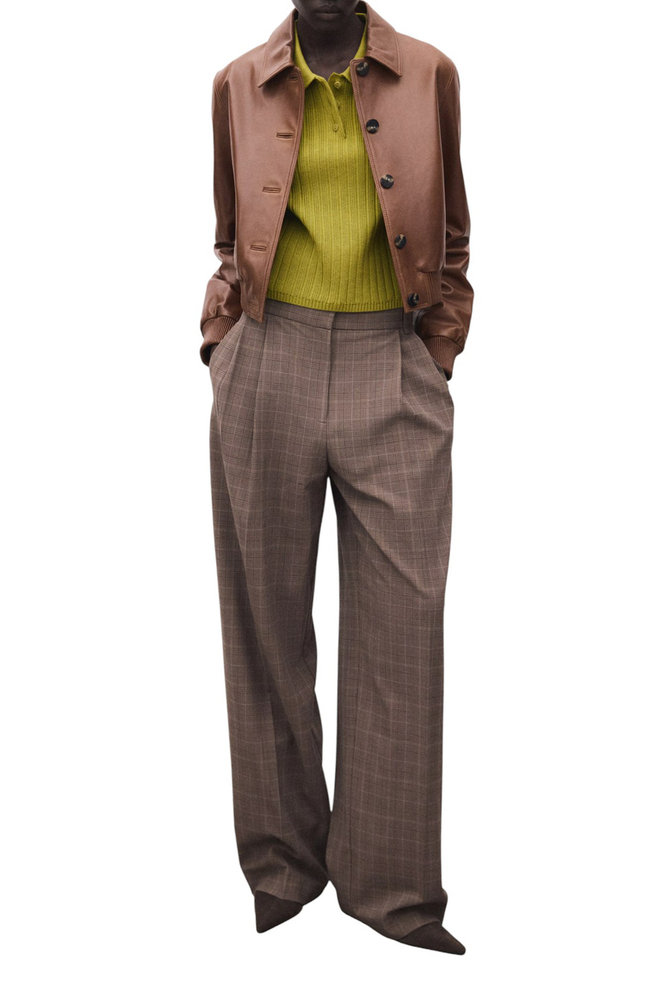 Женский Mango Джемпер поло DIJON (цвет ), артикул 17005834 | Фото 2