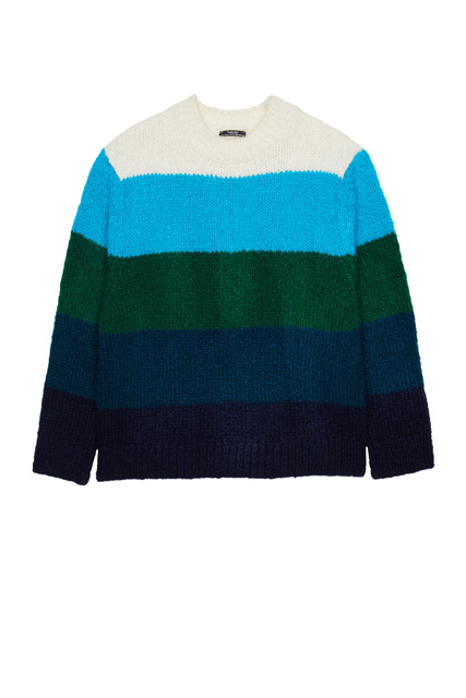 Вязаный свитер|Основной цвет:Мультиколор|Артикул:203085 | Фото 1