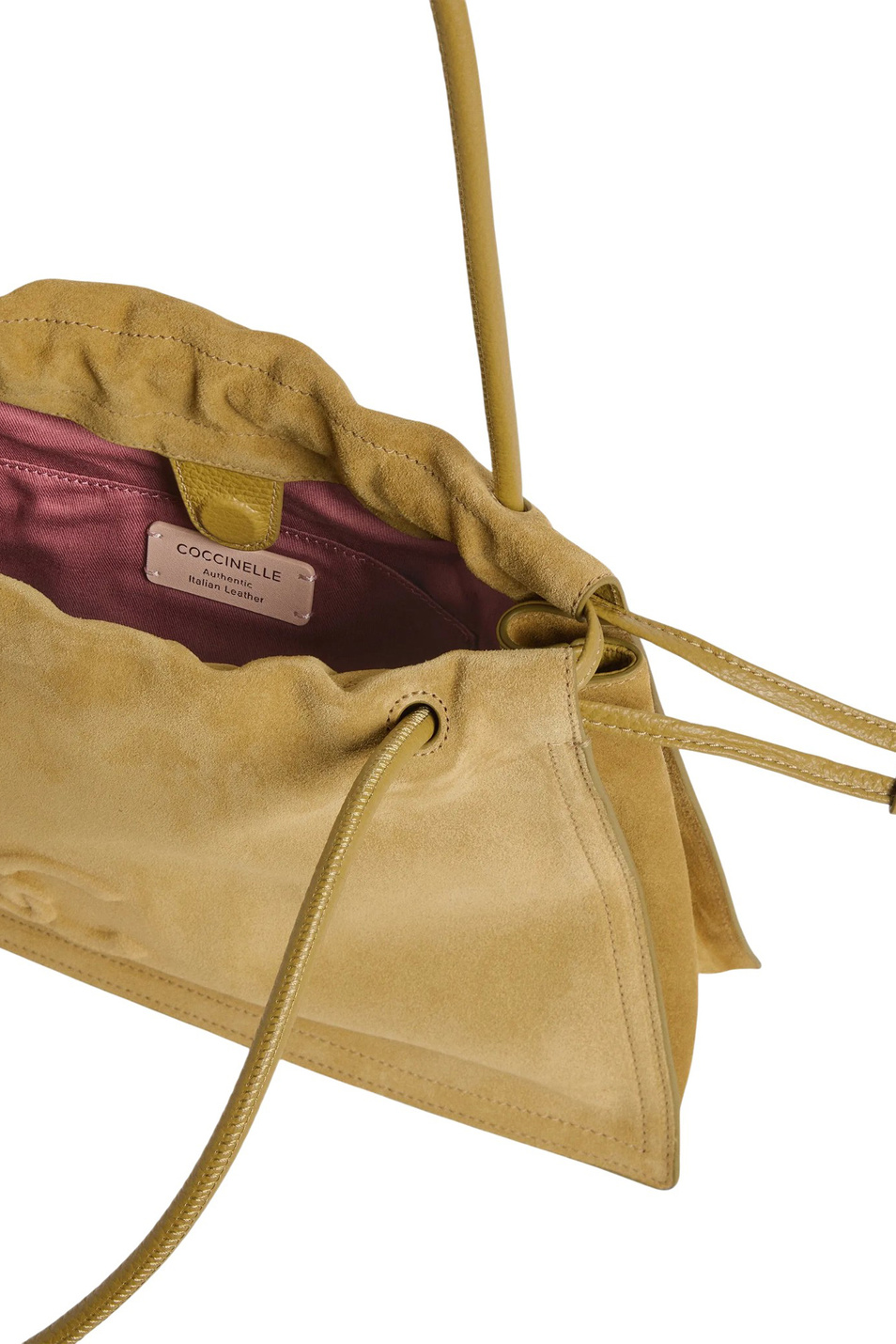 Сумка DULSE из натуральной замши|Основной цвет:Бежевый Женский Coccinelle Сумка DULSE из натуральной замши (цвет ), артикул E1SS6130101 | Фото 3