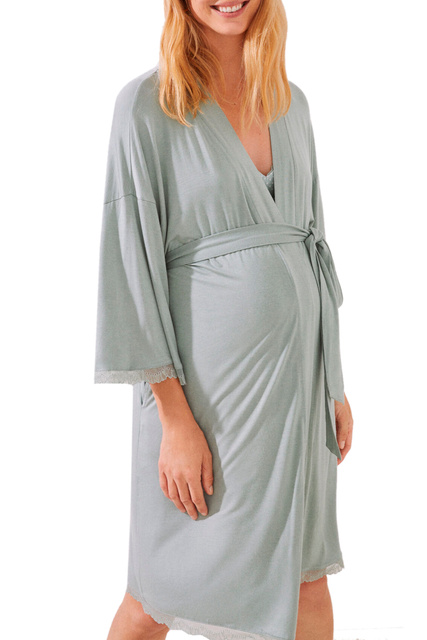 Халат для беременных|Основной цвет:Зеленый|Артикул:2174152 | Фото 1