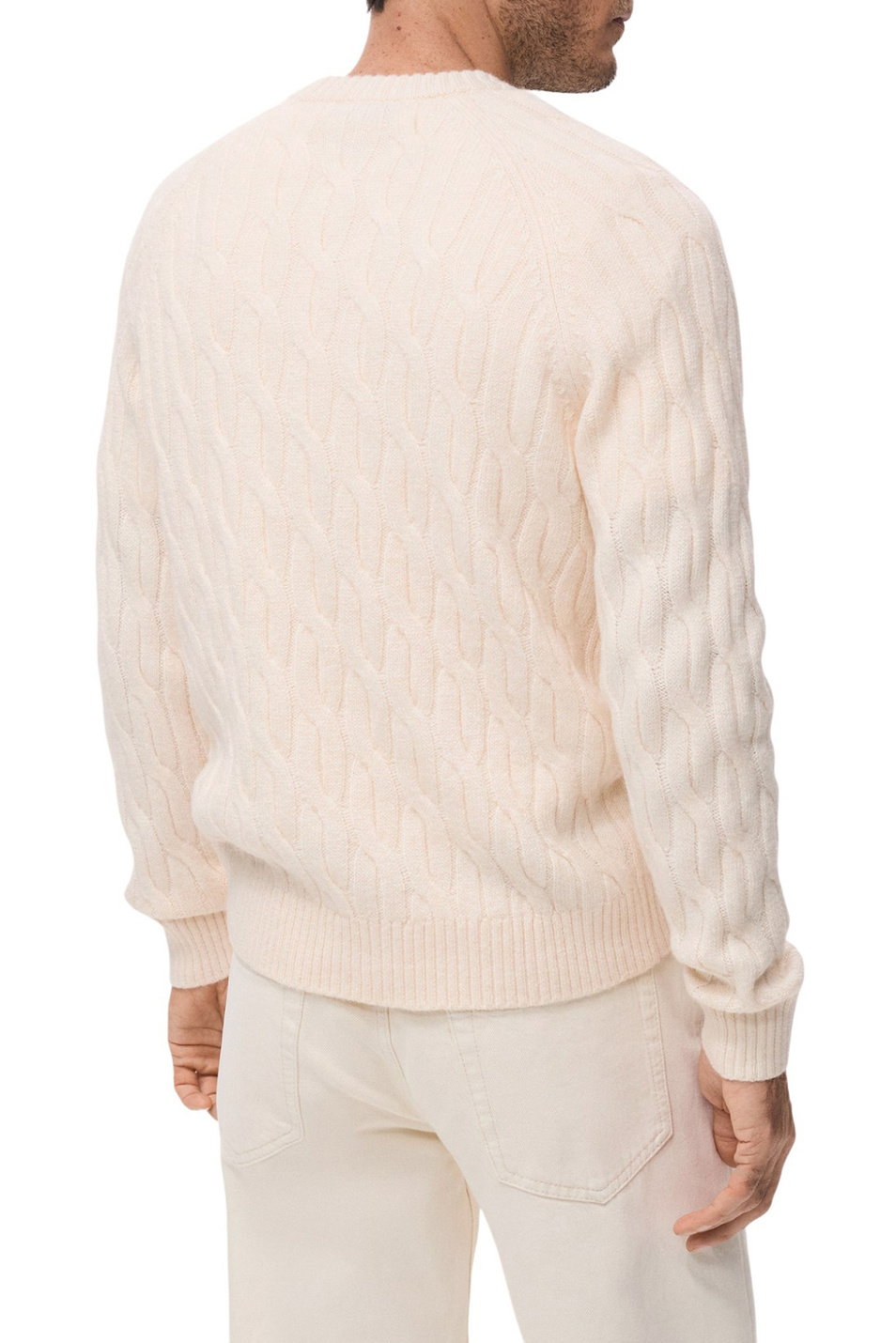 Свитер MARIA|Основной цвет:Кремовый Мужской Mango Man Свитер MARIA (цвет ), артикул 27091242 | Фото 4